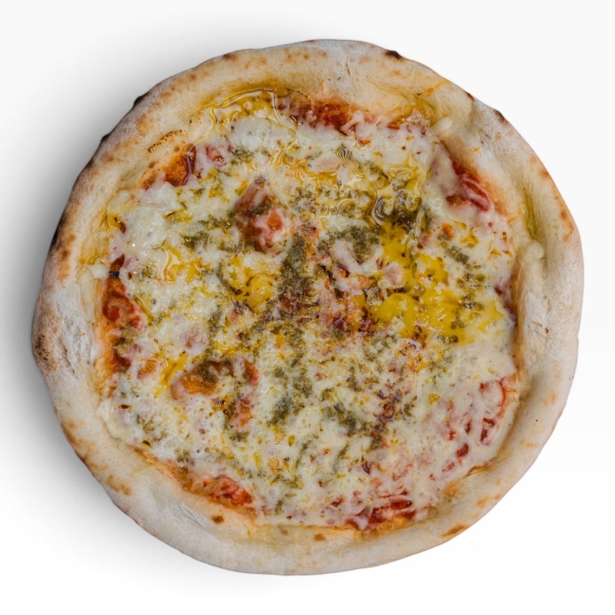 Pizza Muzzarella con Pesto Lala's